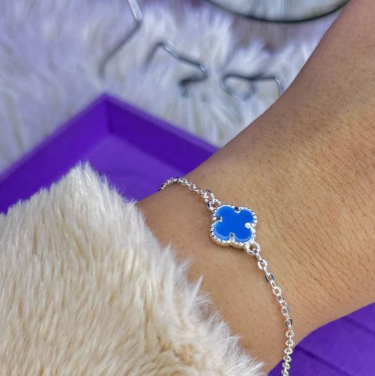 Pulseira Trevo Azul