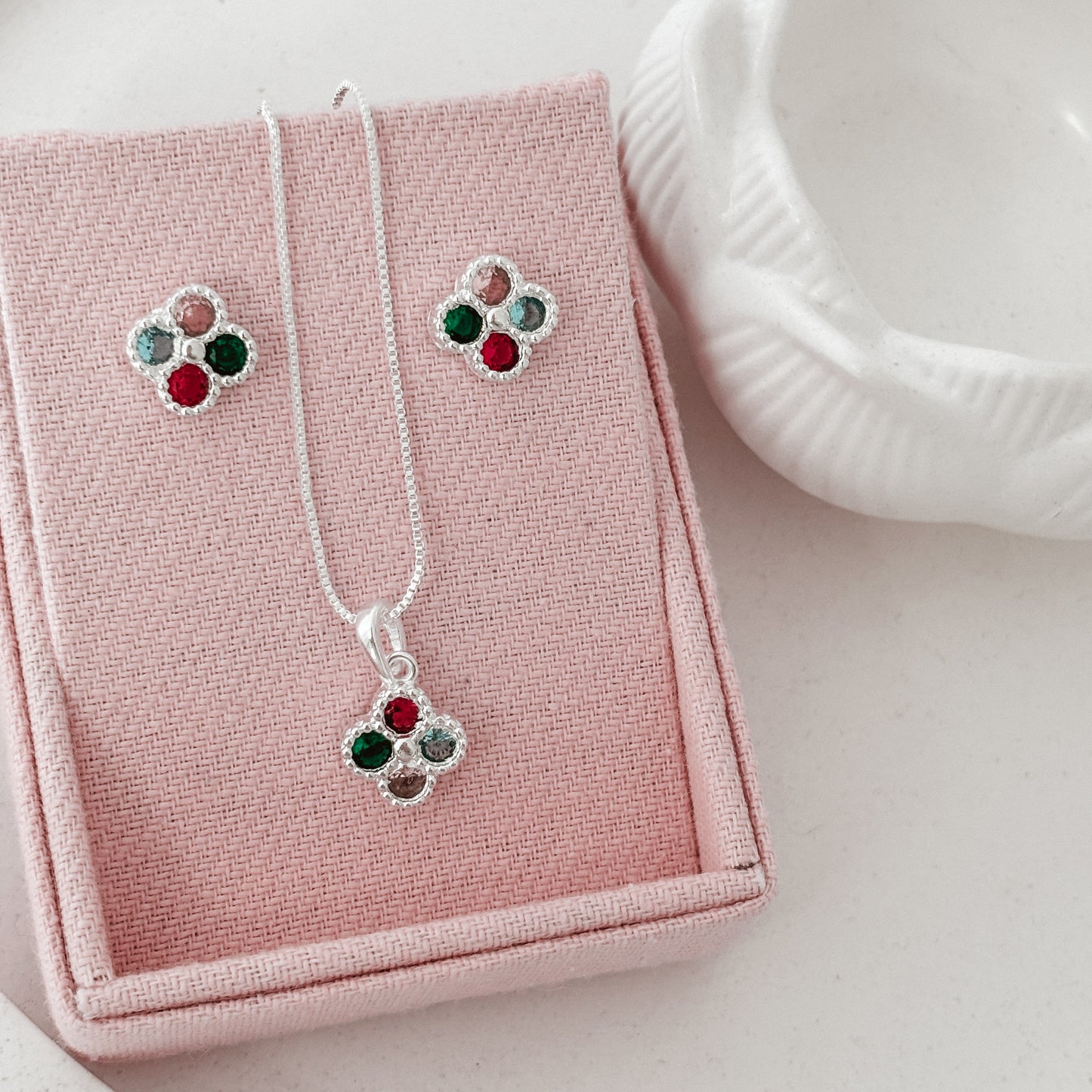 Conjunto trevo colorido