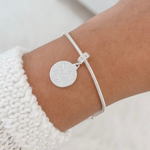 Pulseira seja forte e corajosa