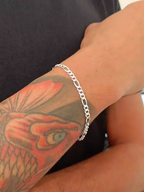 Pulseira Masc 3*1 Fecho Lagosta 20cm