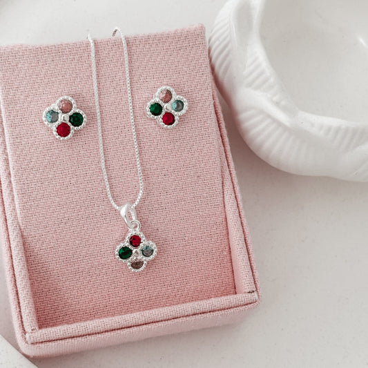 Conjunto trevo colorido
